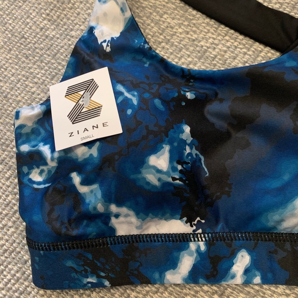 Ziane Beautiful Watercolor Padded Bra NWT